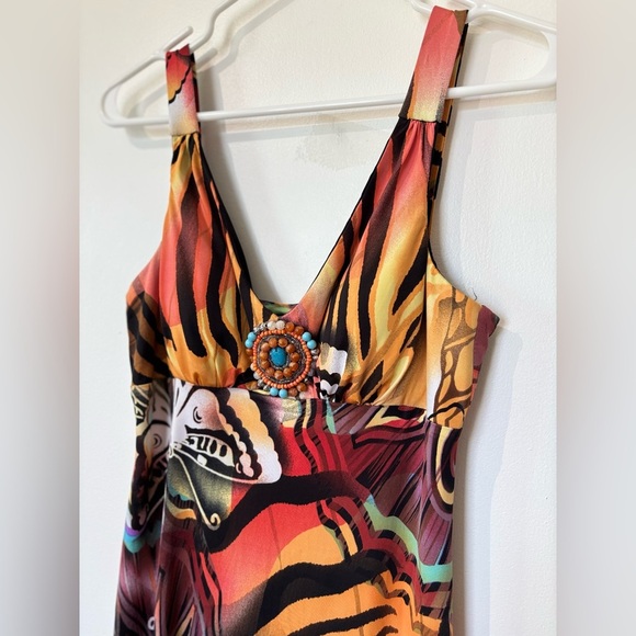 ✨ Frank Lyman Vintage NWOT Abstract Butterfly Print Dress – Size 6 ✨ - Picture 2 of 7